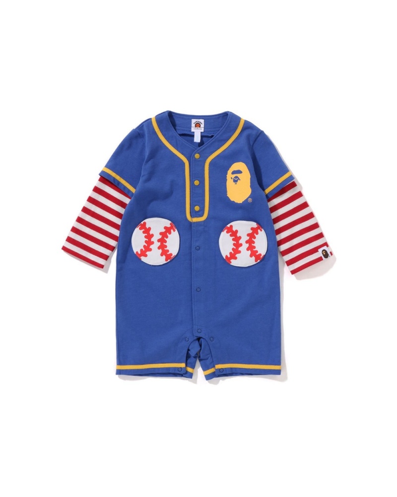 Combinaison Bape Hoop Baseball Layered Bleu Enfant | RCL-27296698